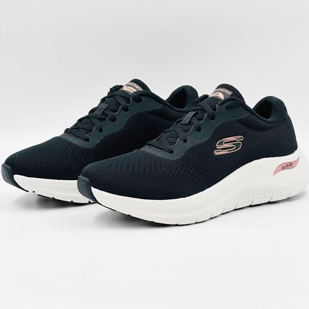 Tênis Skechers Esportivo Arch Fit  2.0 Feminino Preto/Branco 2