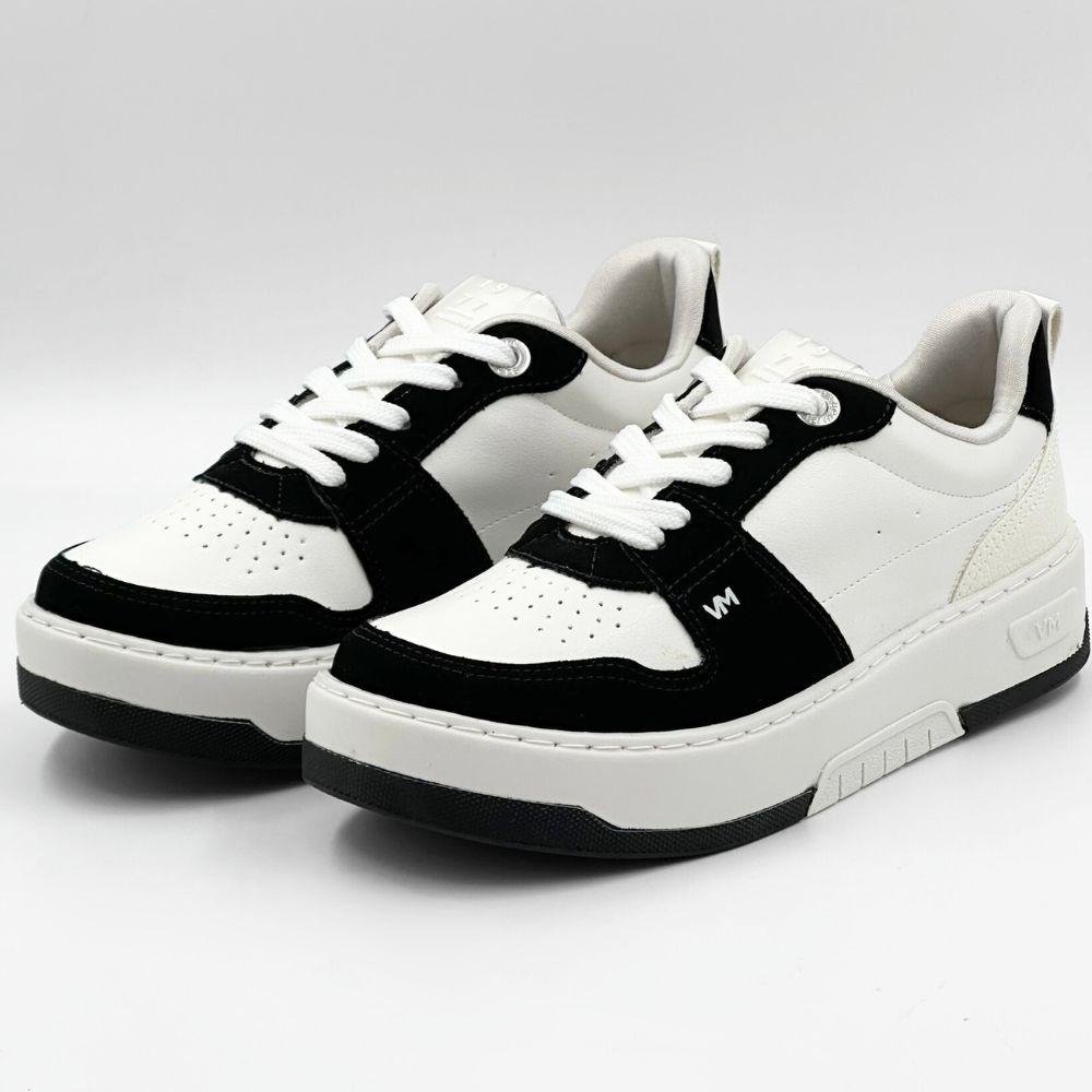 Tênis Via Marte Flatform Casual Feminino Preto/Milk 2