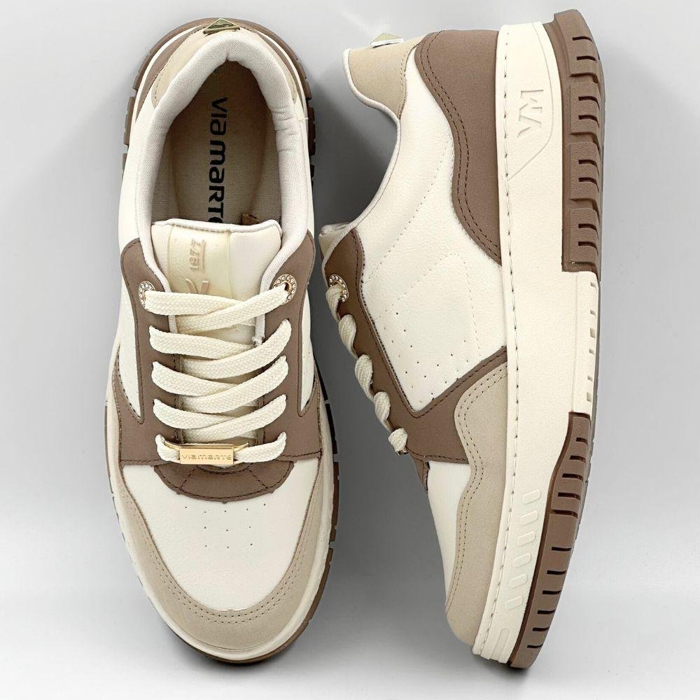 Tênis Via Marte Flatform Casual com Cadarço Feminino 4