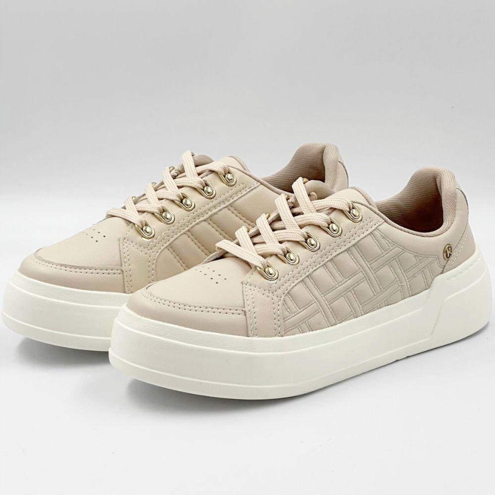 Tênis Kolosh Casual Flatform com Cadarço Feminino Tule 2