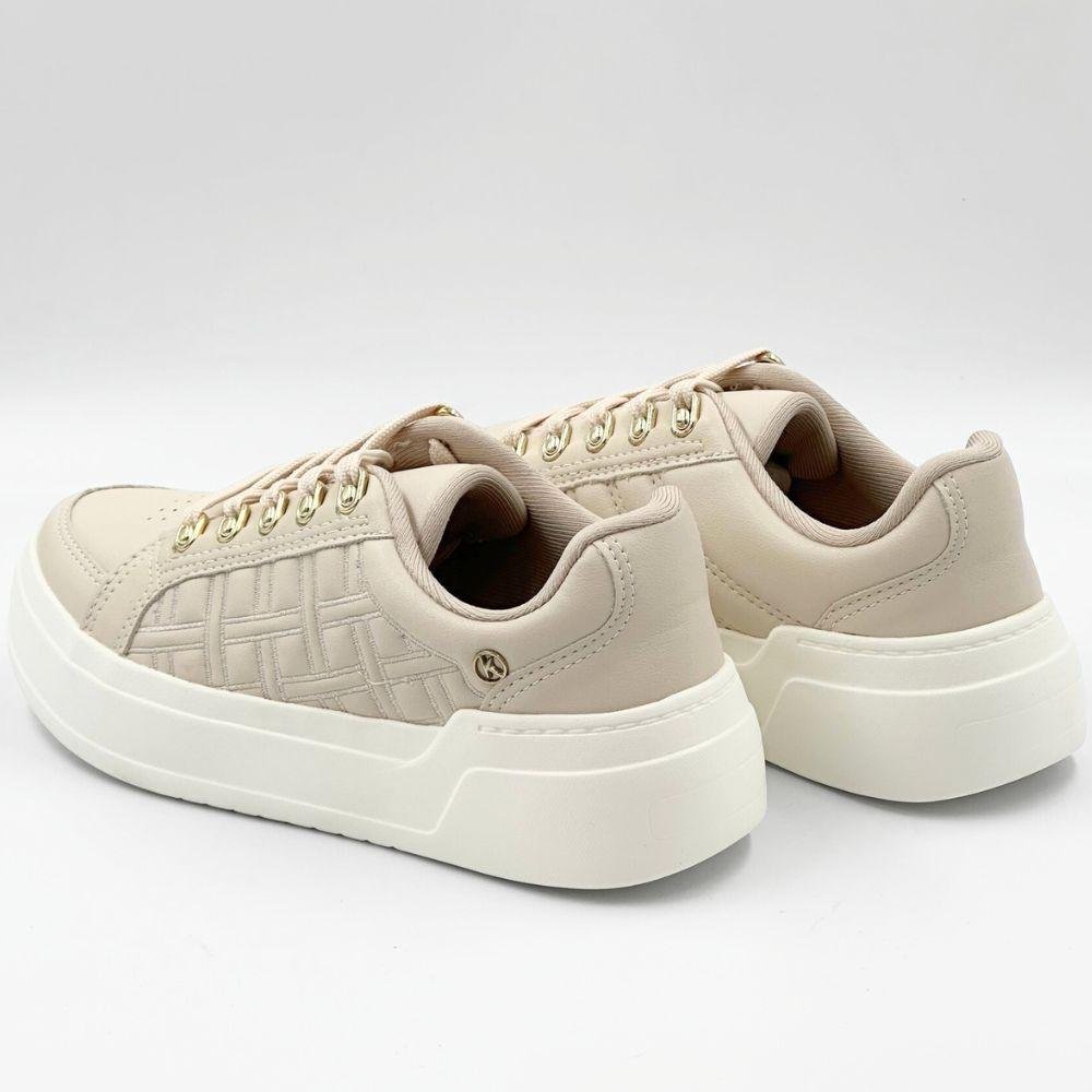 Tênis Kolosh Casual Flatform com Cadarço Feminino Tule 3