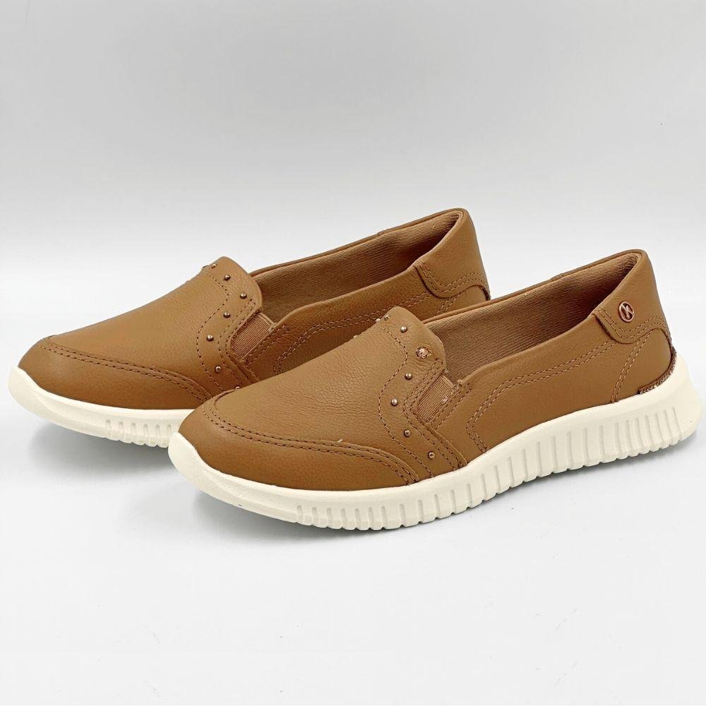Tênis Kolosh Slip Casual Feminino Marrom 2