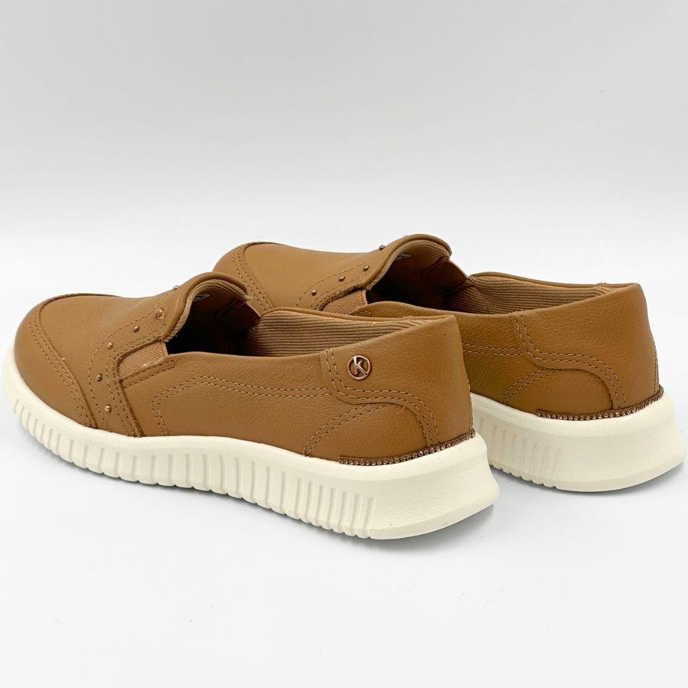 Tênis Kolosh Slip Casual Feminino Marrom 3