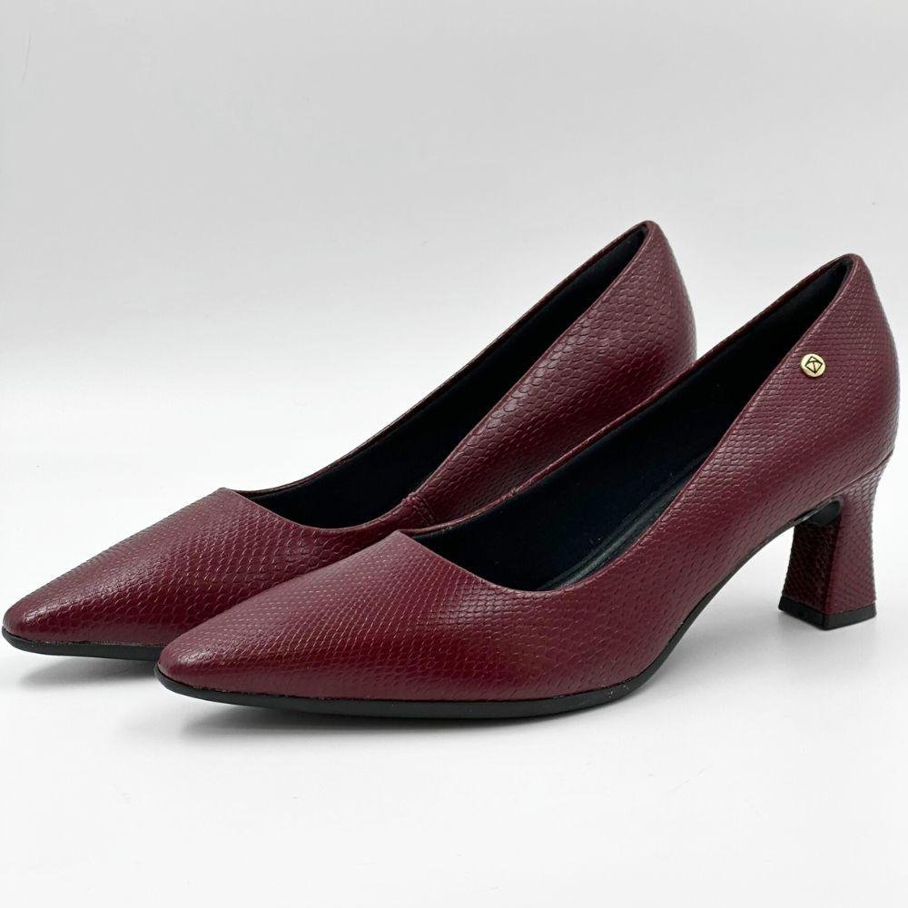 Sapato Piccadilly Salto Médio Taça Bico Fino Feminino 2