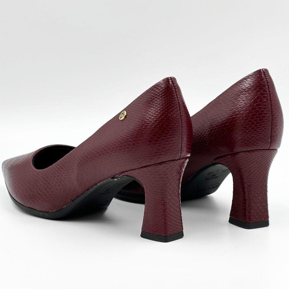 Sapato Piccadilly Salto Médio Taça Bico Fino Feminino 3