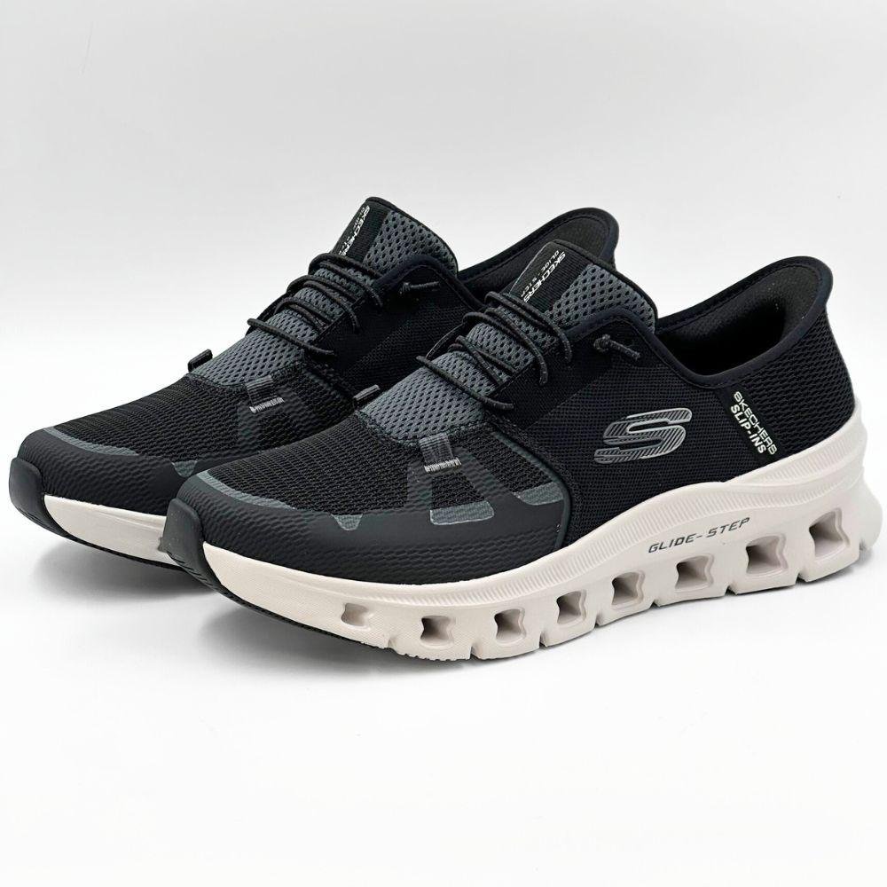Tênis Skechers Esportivo Glide-Step Pro Masculino Preto/Branco 2