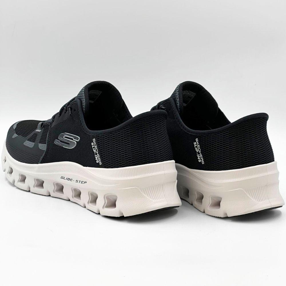 Tênis Skechers Esportivo Glide-Step Pro Masculino Preto/Branco 3