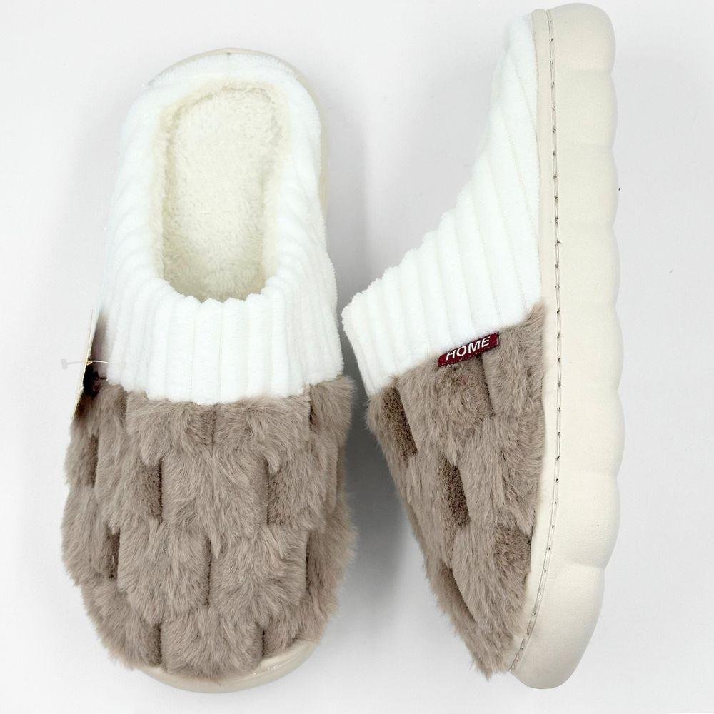 Pantufa Europa Nuvem Bia em Pelo e Fleece Feminina 4