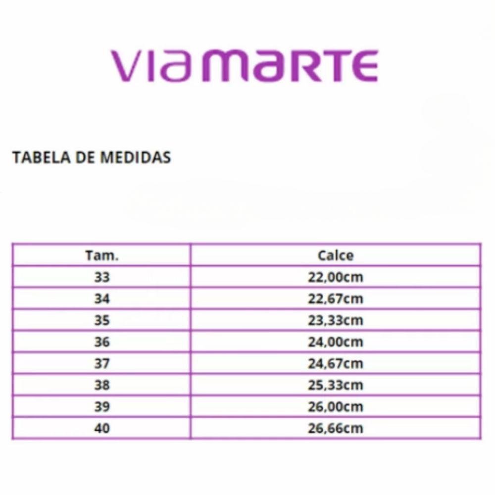 Coturno Via Marte Tratorado Salto Médio Feminino Preto 5