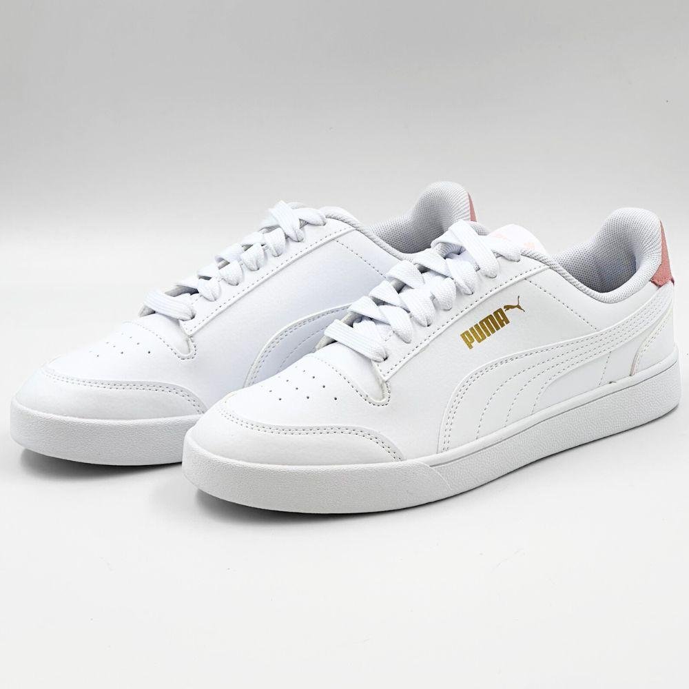 Tênis Puma Casual Shuffle Feminino Branco/Pêssego 2