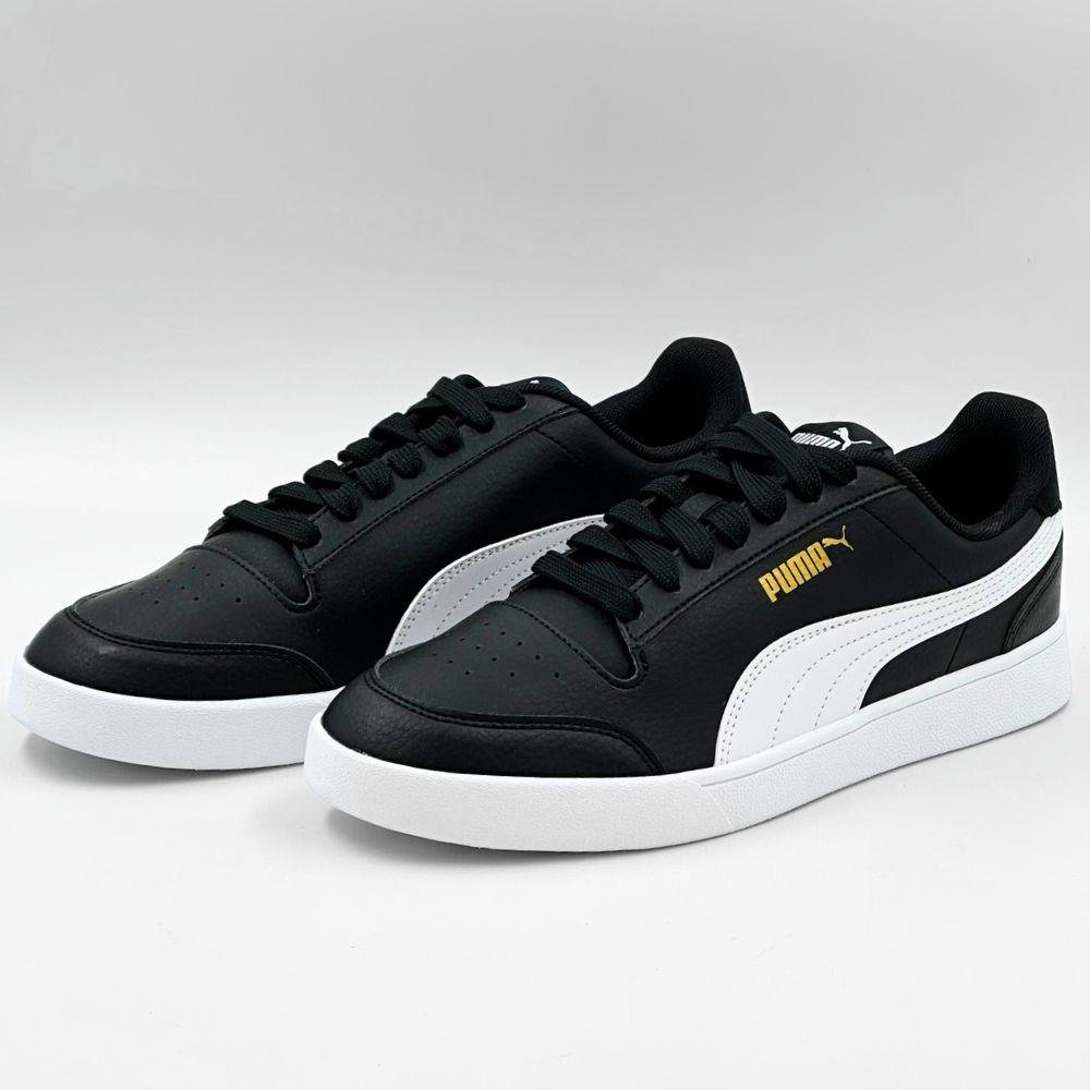 Tênis Puma Casual Shuffle Masculino Preto/Branco 2