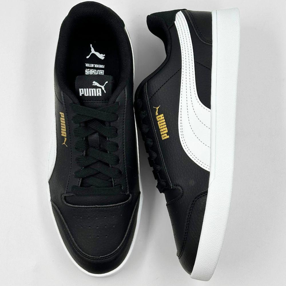 Tênis Puma Casual Shuffle Masculino Preto/Branco 4