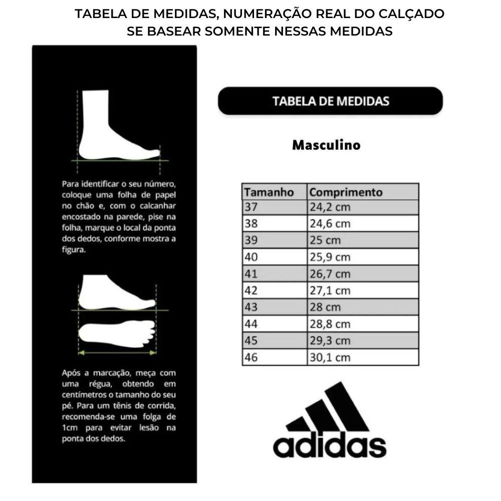 Tênis Adidas Casual Barreda Masculino Branco/Preto/Cinza 5