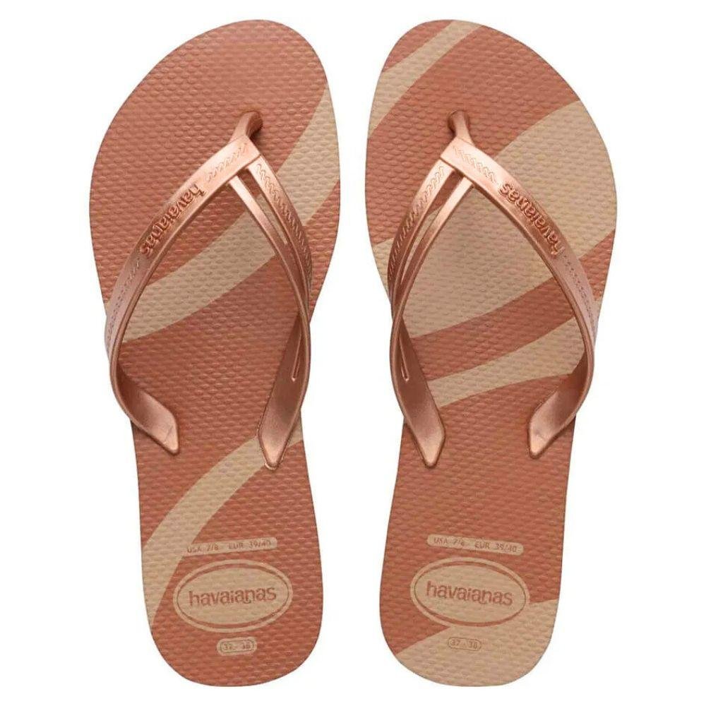 Chinelo Havaianas Tira Elegance Print Feminino