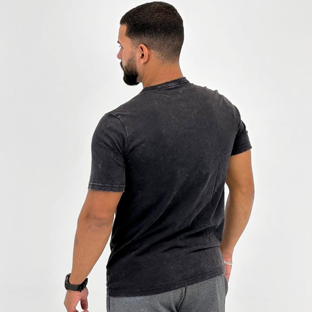 Camiseta Puma Class Washed Tee Manga Curta Masculina Preto 3