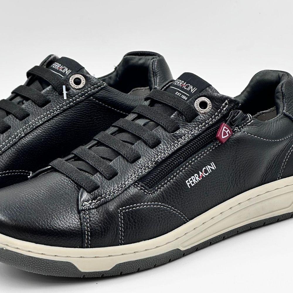 Sapatênis Ferracini Vox com Cadarço Elástico Masculino Preto 3
