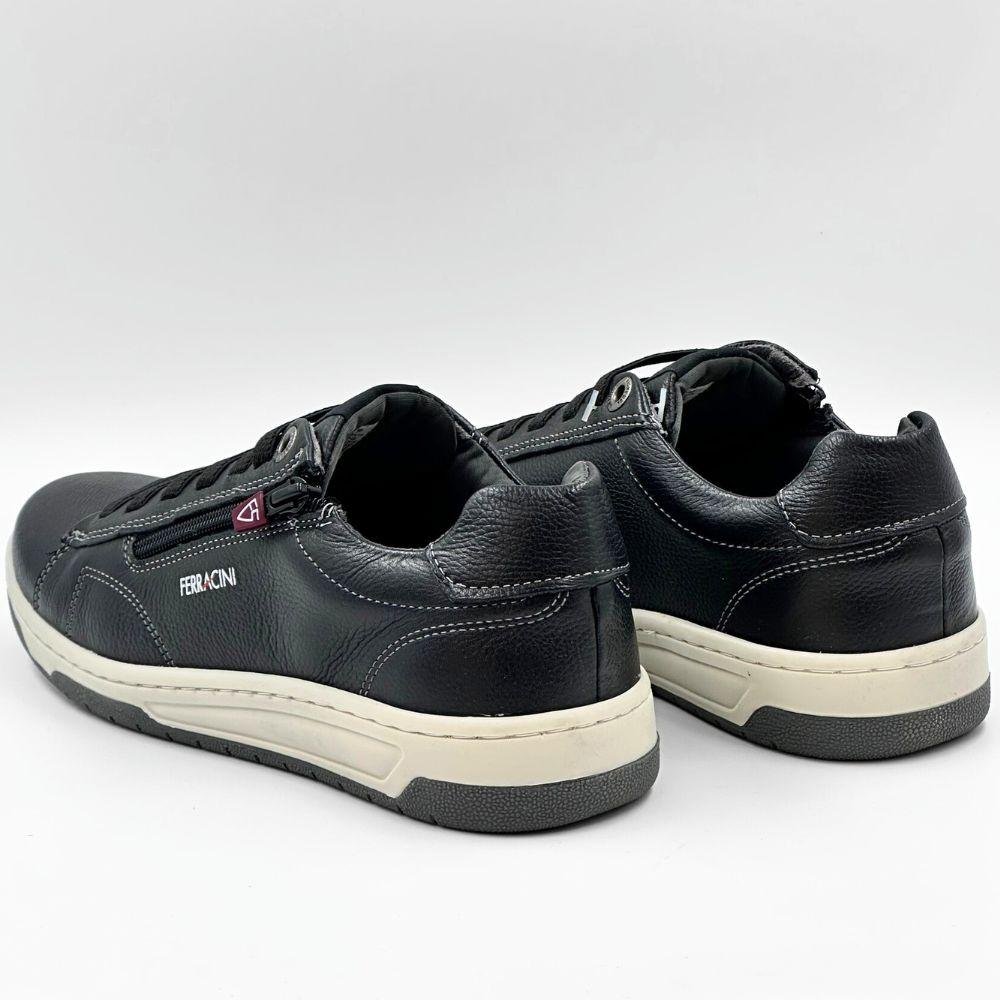 Sapatênis Ferracini Vox com Cadarço Elástico Masculino Preto 4