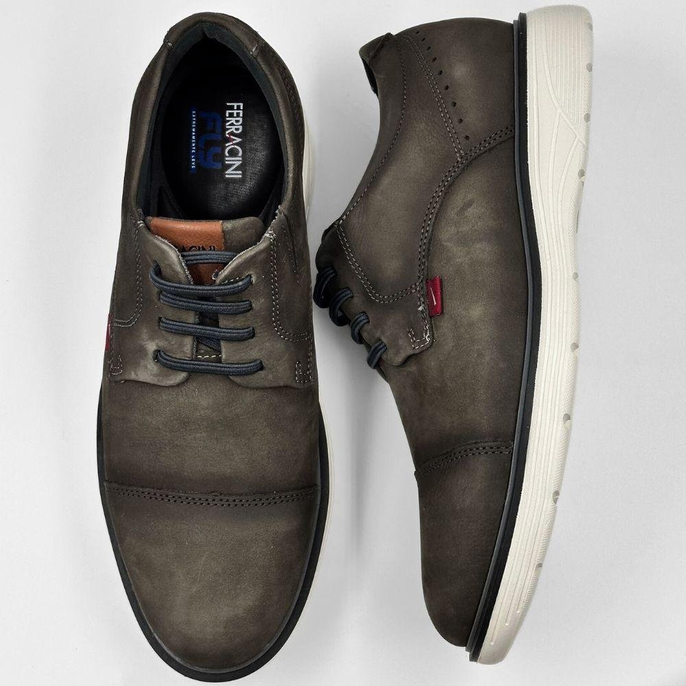 Sapato Ferracini Full Rusti Casual com Cadarço Elástico Masculino Verde 5