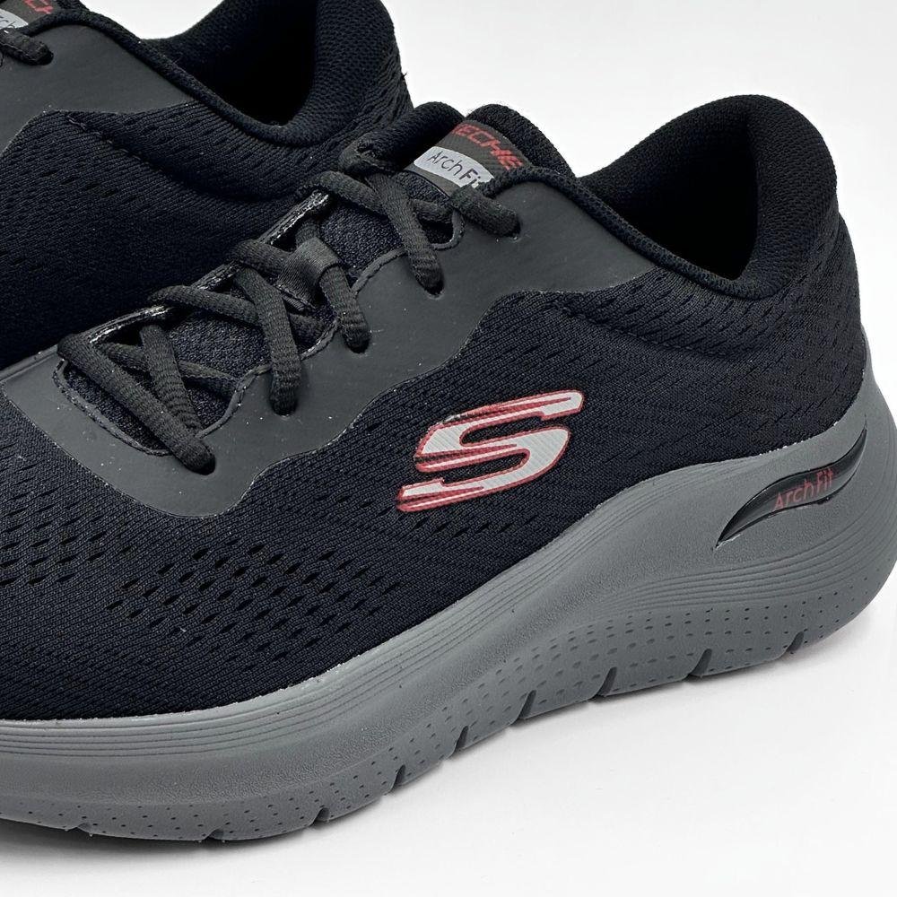 Tênis Skechers Esportivo Arch Fit 2.0 Masculino Preto/Cinza 3