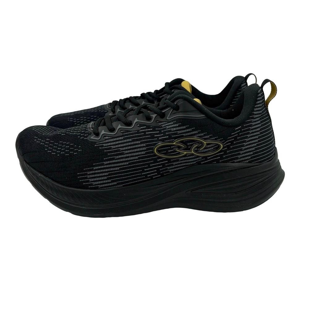 Tênis Olympikus Esportivo Com Cadarço Masculino Preto/Dourado 3