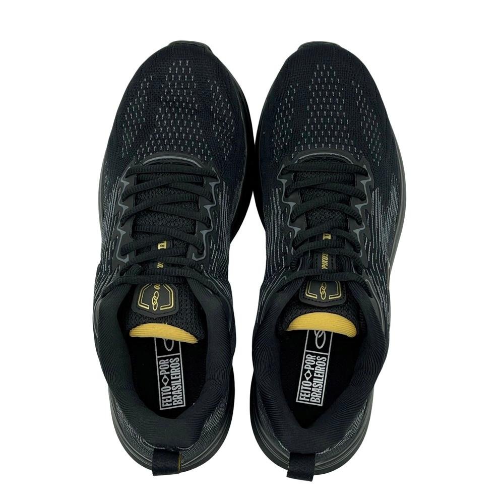 Tênis Olympikus Esportivo Com Cadarço Masculino Preto/Dourado 4