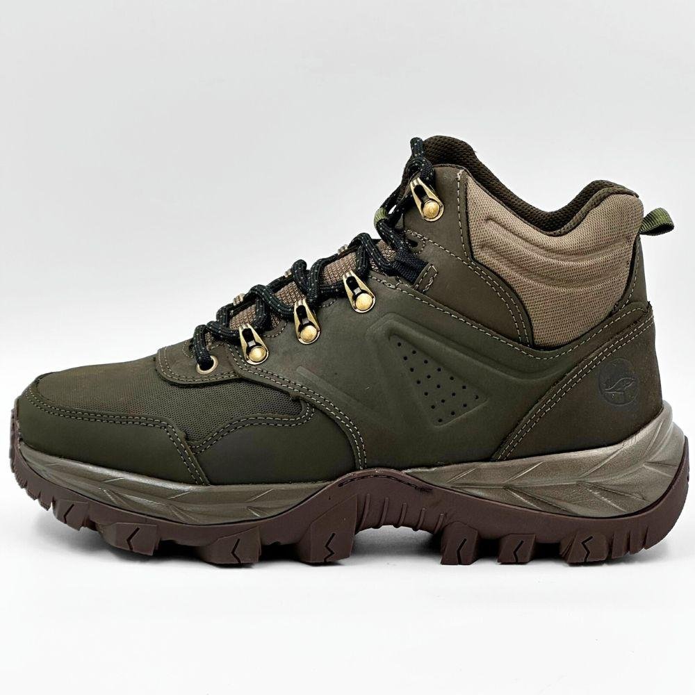 Bota Macboot Adventure Cano Alto Monjolo 02Z Cinza Marrom