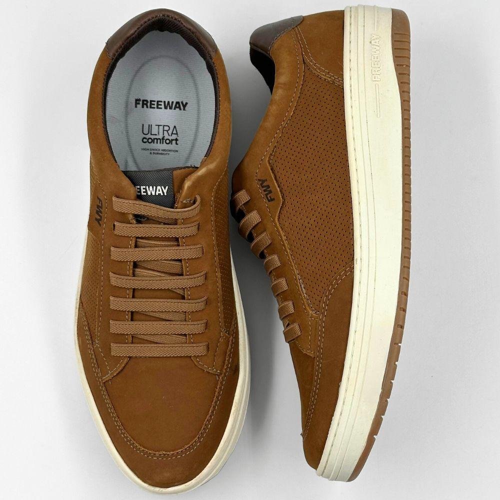 Sapatênis Freeway Casual com Cadarço Elástico Masculino Castor 4