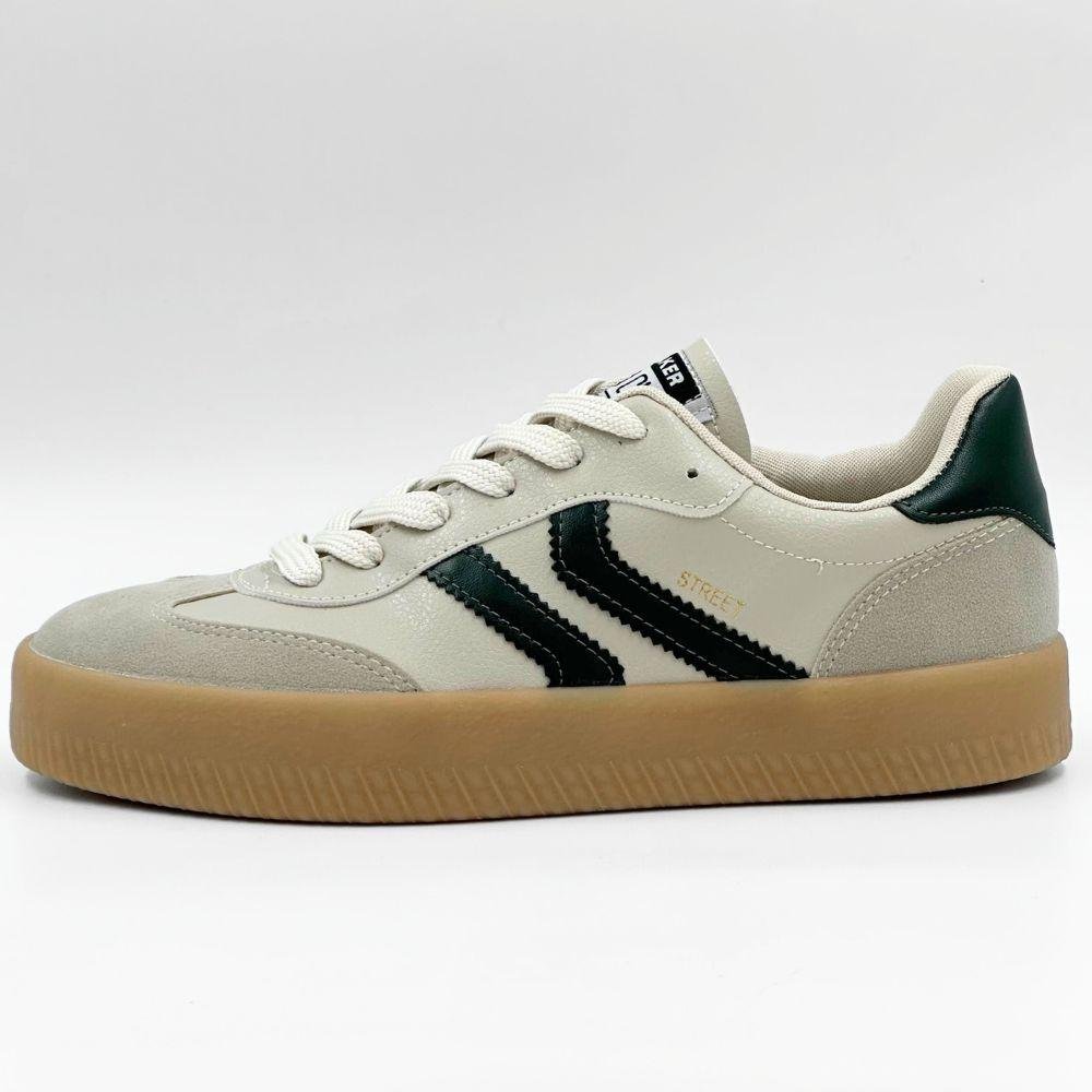 Cor Off White/Cinza/Musgo