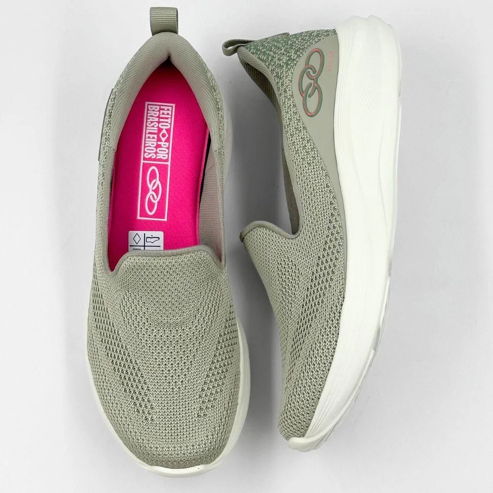 Tênis Olympikus Slip Safira Casual Feminino Musgo 4