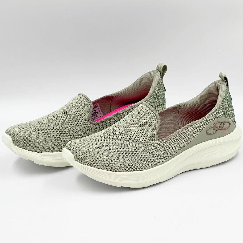 Tênis Olympikus Slip Safira Casual Feminino Musgo 2