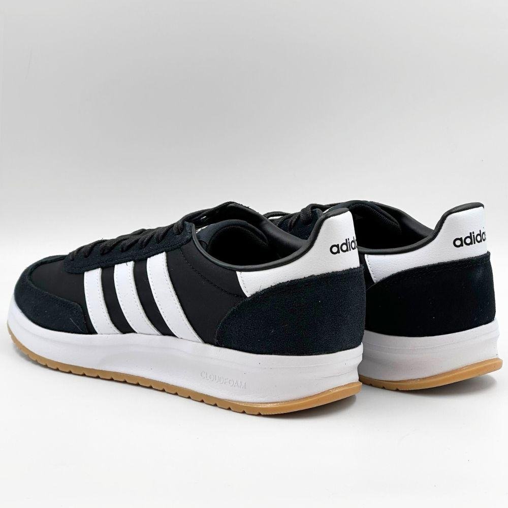 Tênis Adidas Casual Run 70S 2.0 Masculino Preto/Branco 3