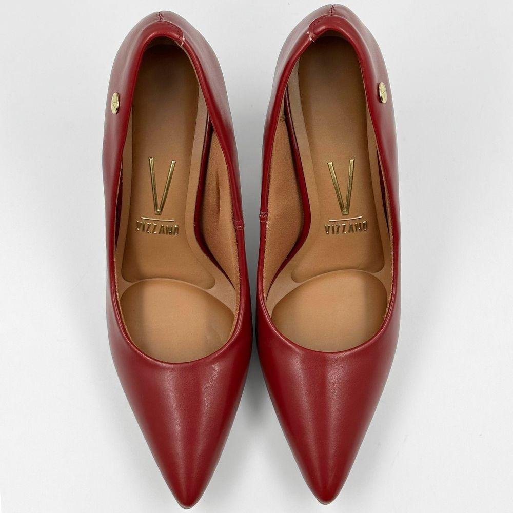 Sapato Vizzano Scarpin Salto Alto Feminino Cherry 4