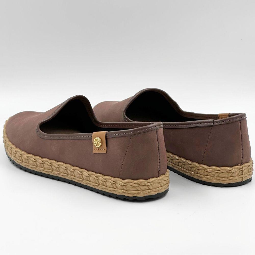 Sapatilha Moleca Bico Redondo Casual Feminina Chocolate 3