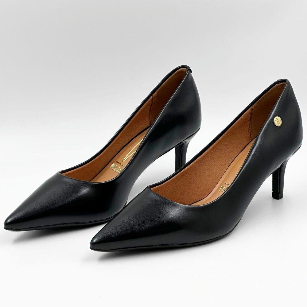 Sapato Vizzano Scarpin Salto Médio Feminino Preto 2