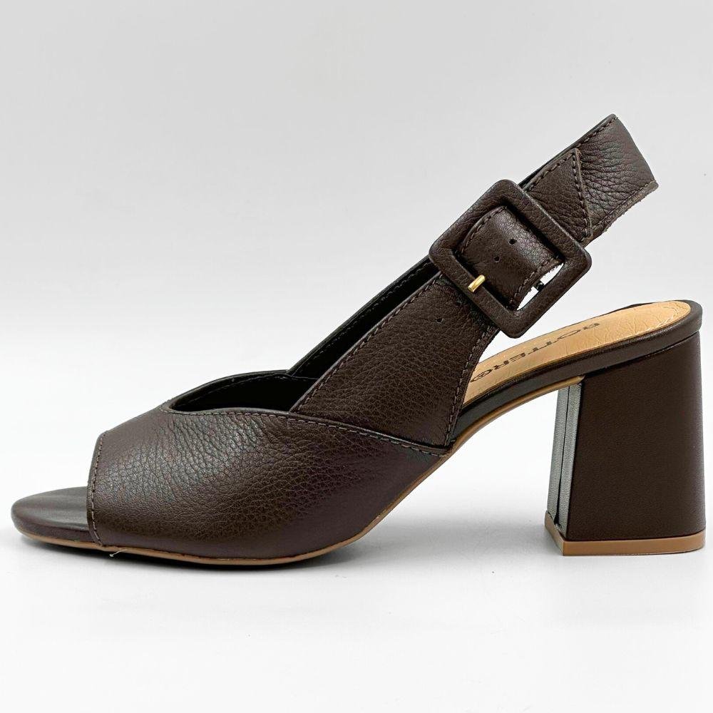 Sandália Bottero Salto Bloco Casual Feminina