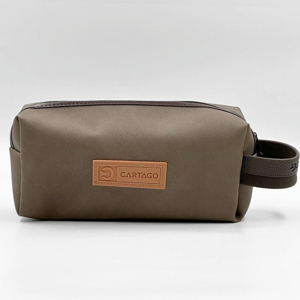 Chinelo Cartago de Dedo Codoba com Necessaire Masculino Bege/Marrom/Castor 2