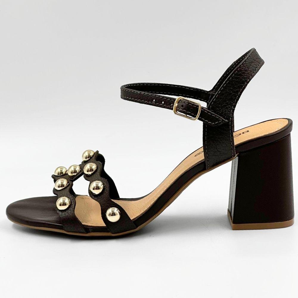 Sandália Bottero Casual com Aplicações Salto Bloco Feminina