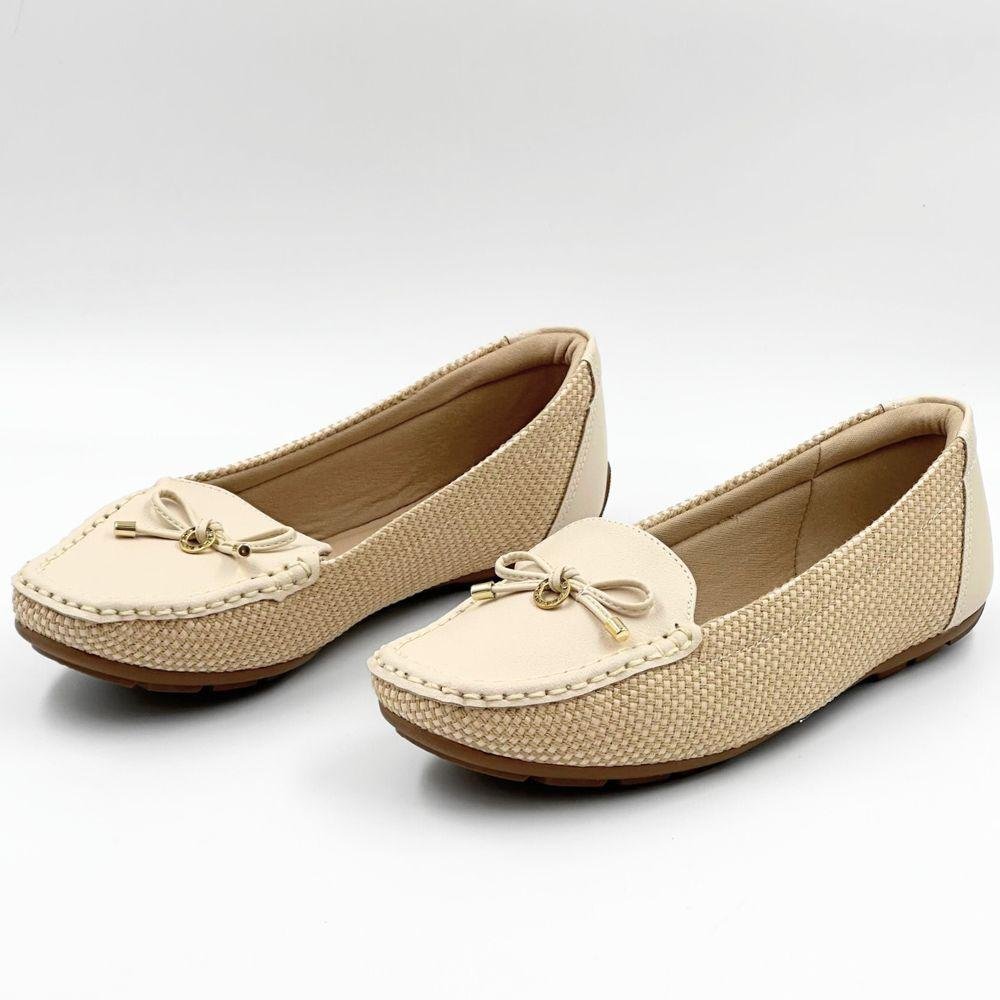 Sapato Modare Mocassim Casual Feminino Natural/Creme 2