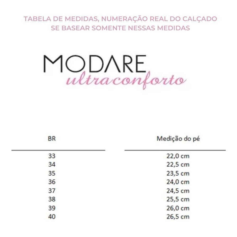 Sandália Modare Papete Slide Feminina Natural/Creme 5