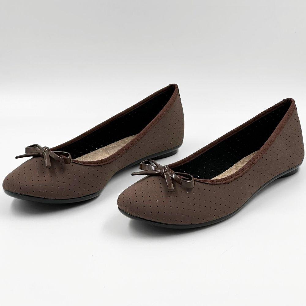 Sapatilha Moleca em Nobuck Bico Redondo Feminina Chocolate 2