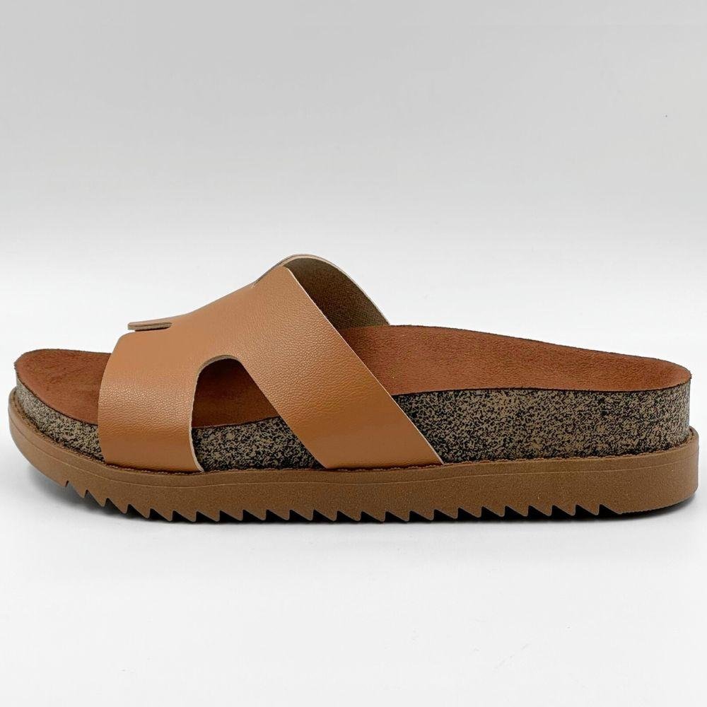 Sandália Moleca Papete Slide Feminina