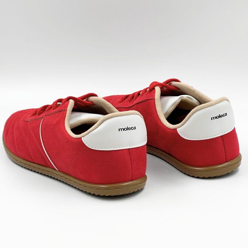 Tênis Moleca Casual com Cadarço Feminino Vermelho/Branco 3