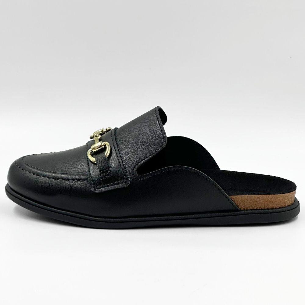 Mule Moleca Rasteiro Bico Redondo Feminino