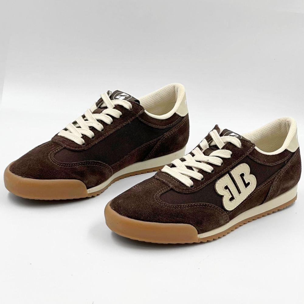 Tênis Bottero Casual com Cadarço Feminino Café/Marfim 2