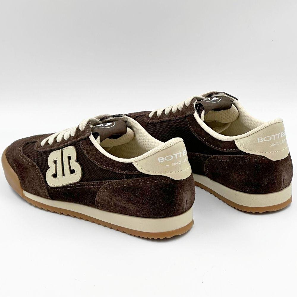 Tênis Bottero Casual com Cadarço Feminino Café/Marfim 3