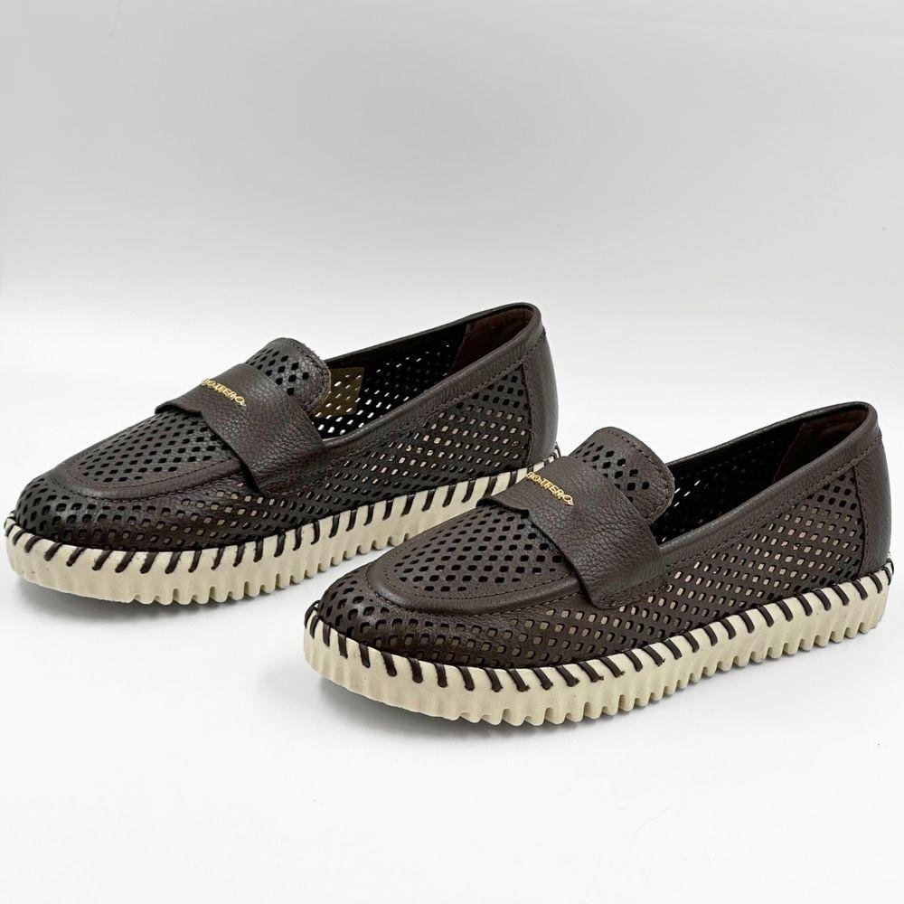 Sapato Bottero Mocassim Casual Feminino Marrom 2