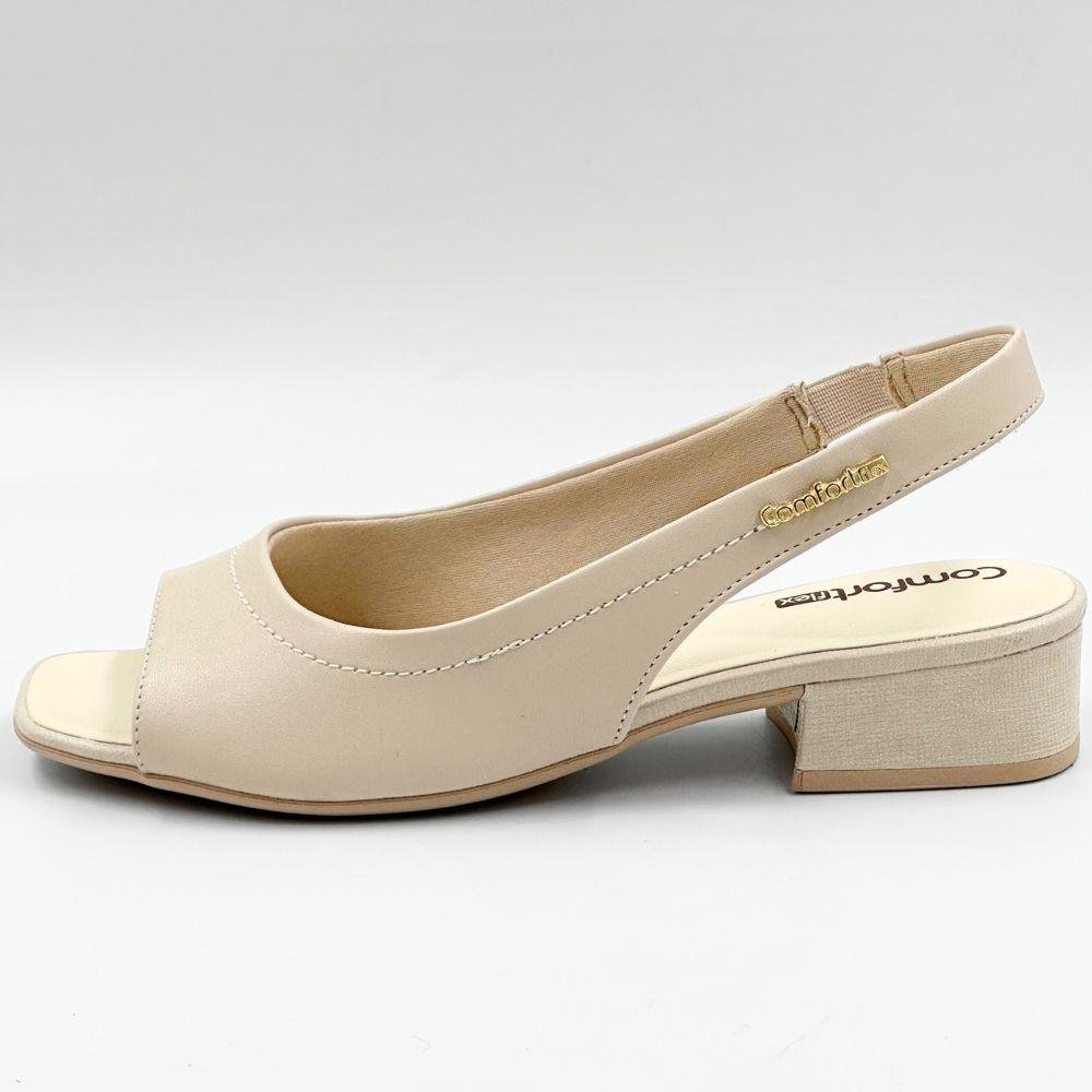 Sandália Comfortflex Casual Salto Baixo Feminina