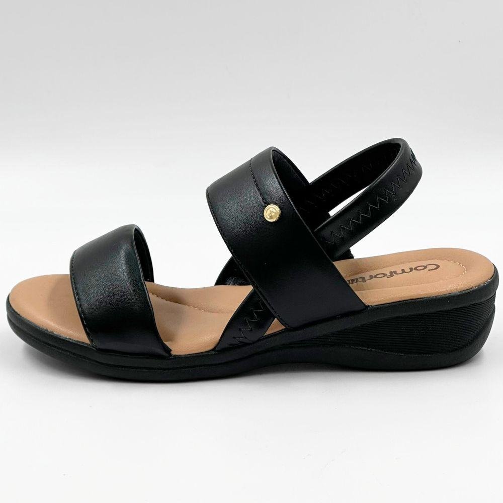 Sandália Comfortflex Anabela Casual Feminina
