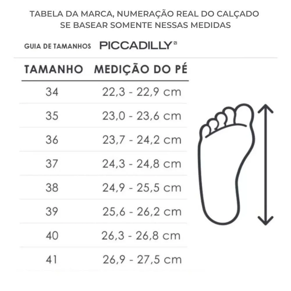 Tênis Piccadilly Casual Slip Feminino Bege 5