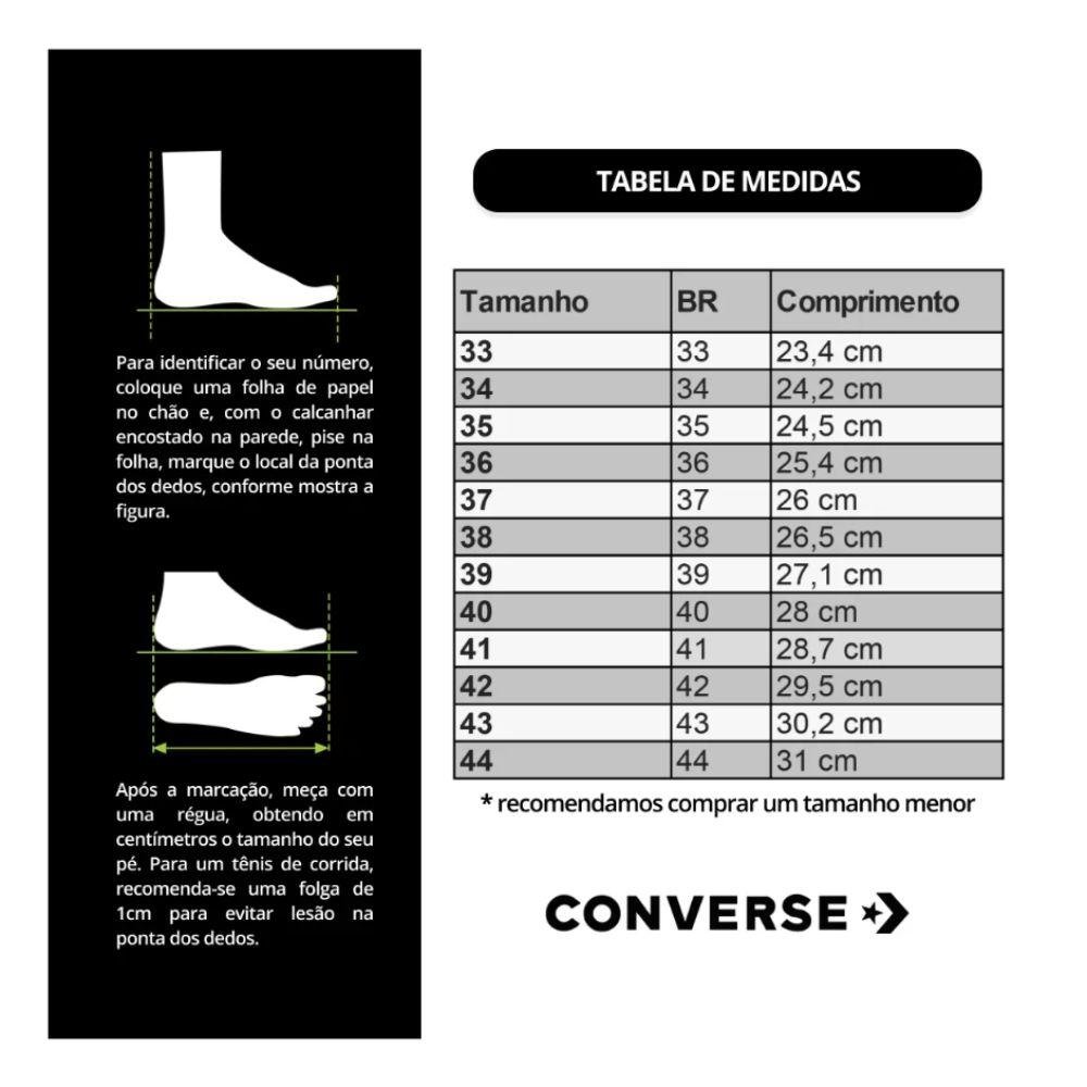 Tênis Converse All Star Botinha Chuck Taylor Feminino Preto/Cru/Preto 5